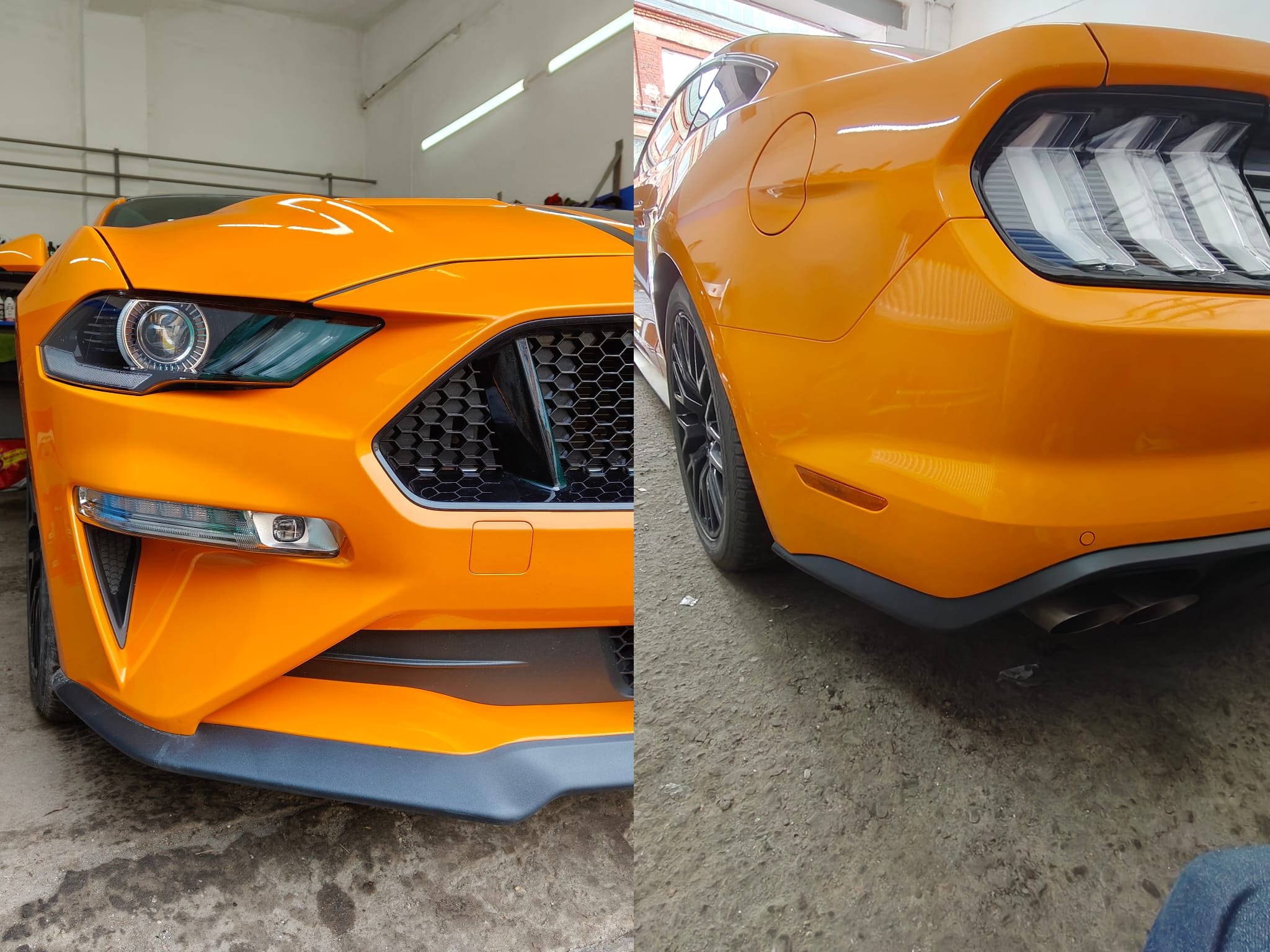 Mustang po korekcie lakieru